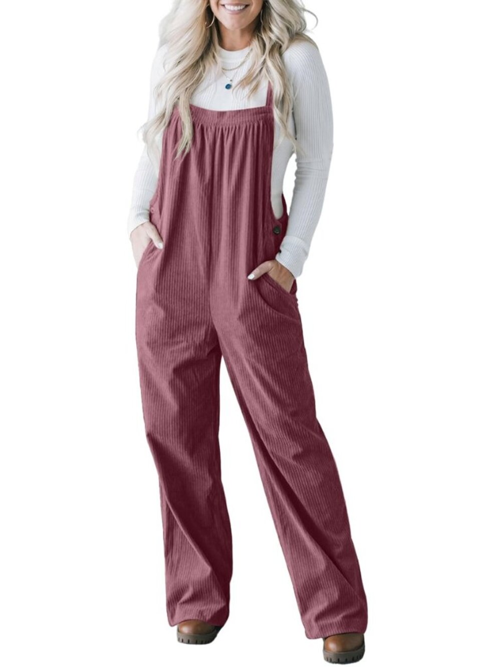 Women Wide Leg Jumpsuits Casual One Piece Overalls